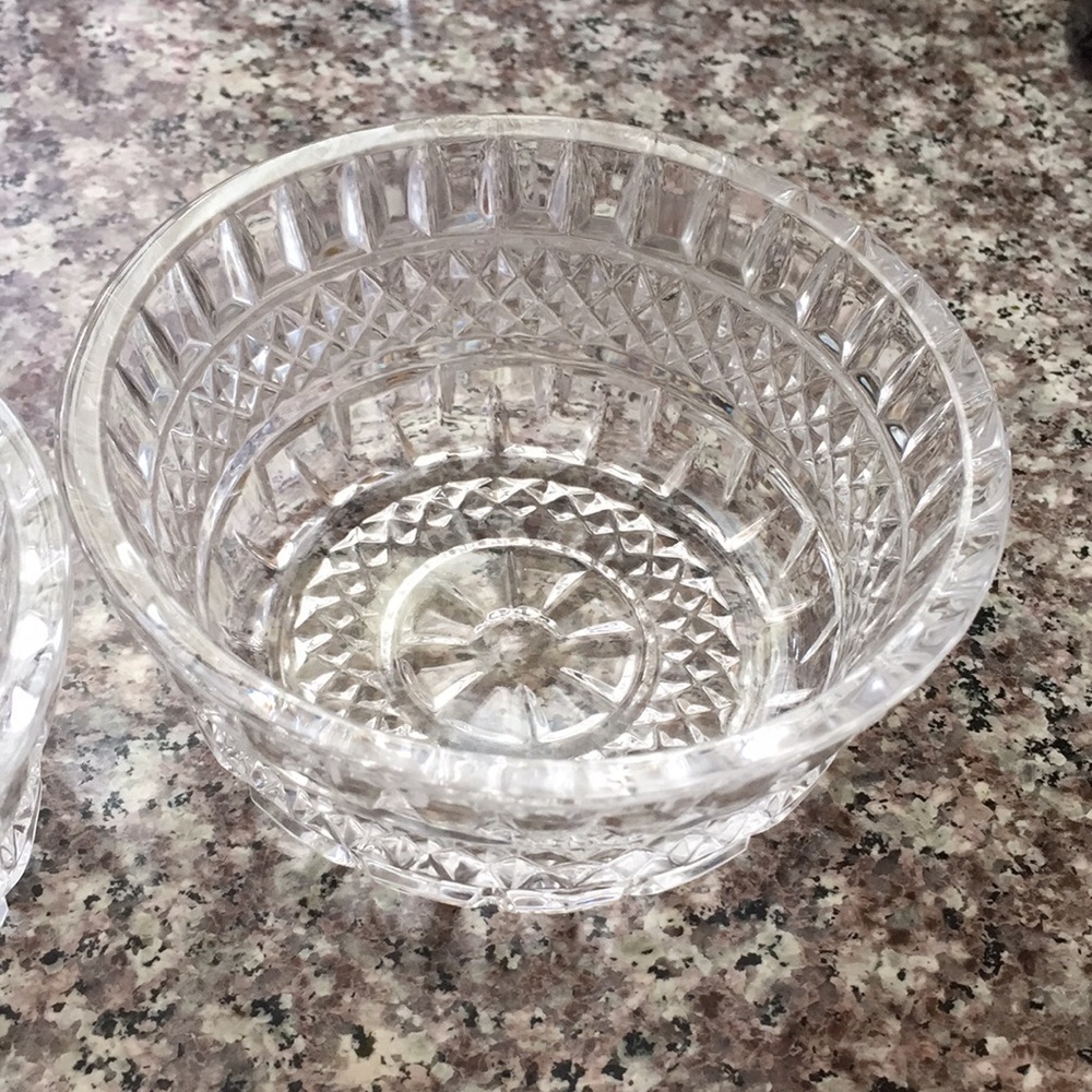 Vintage Cut Glass Bowl Set - Picture 6 of 8